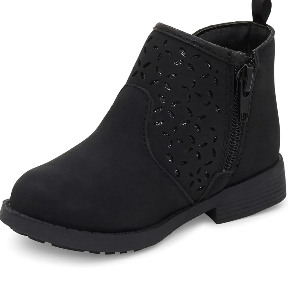 OshKosh B'gosh Black Kids Ankle Boots Size 5